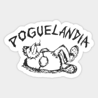 Poguelandia Flag Sticker